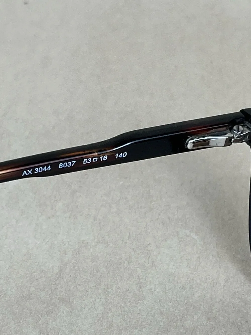 Armani Exchange Women’s AX3044 8037 Tortoise Eyeglasses Frame Only 53-16-140‎